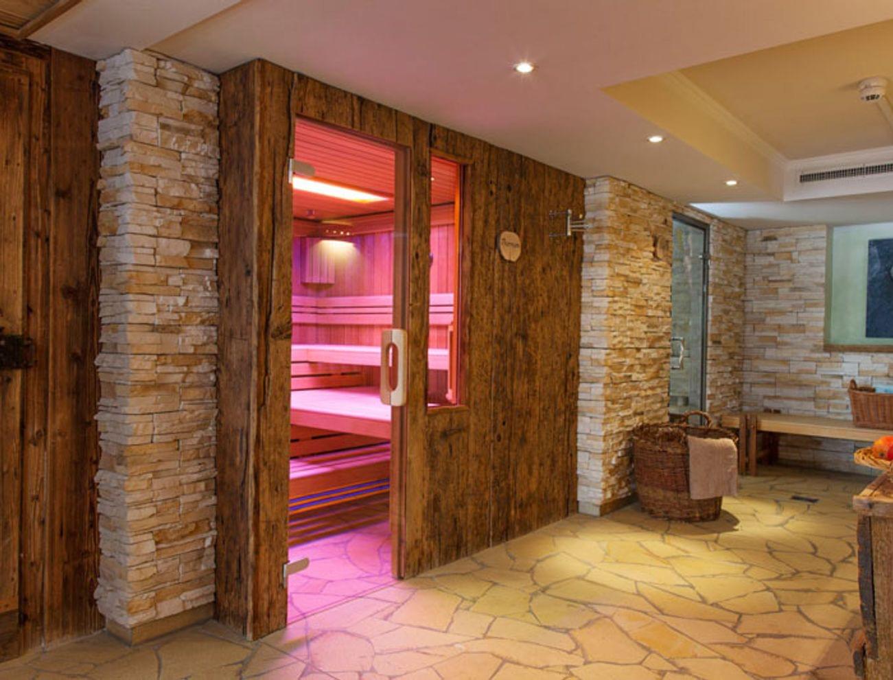 Sauna im Alphotel Kleinwalsertal
